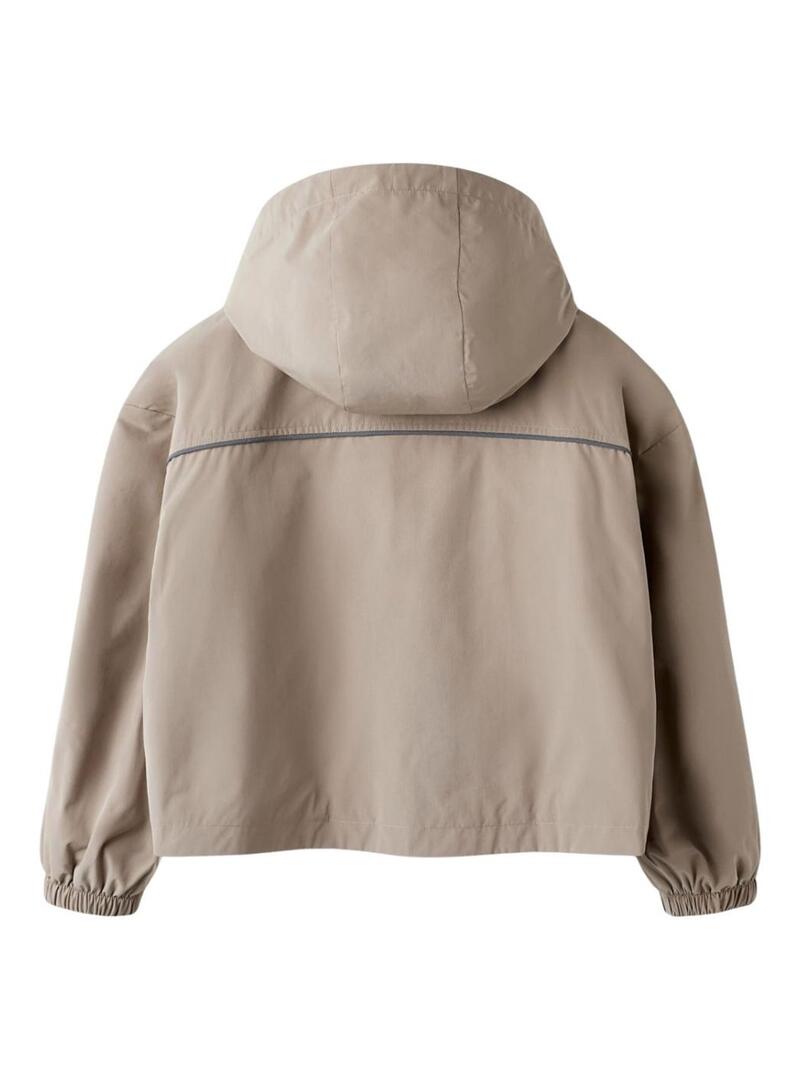 Jaqueta Name It Mika em camelo para menina