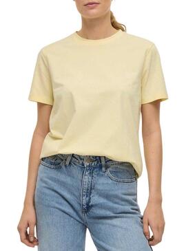 Camiseta Vila Nora amarela para mulher