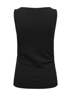 Camisa Only Malia preta para mulher.