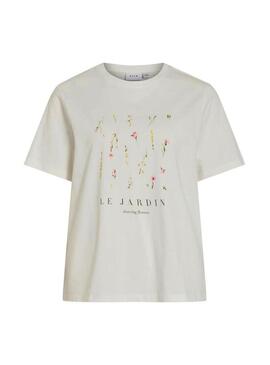 Camiseta Vila Sybil branca para mulher.