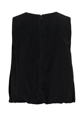 Top Only Laris balão preto para mulher