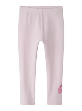 Leggings Name It Bilona rosa para menina
