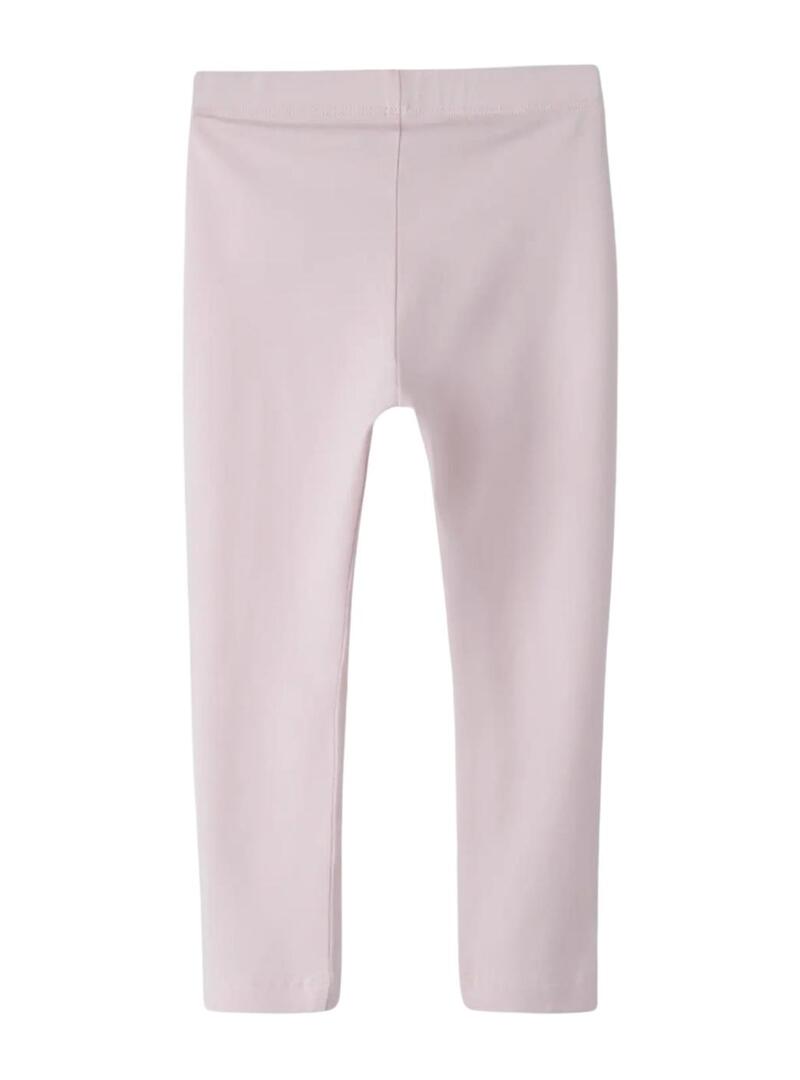 Leggings Name It Bilona rosa para menina