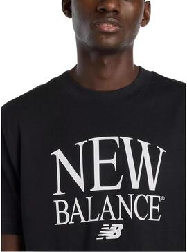 Camiseta New Balance Logo preto para homem