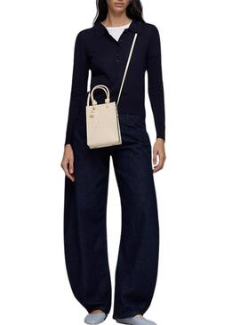 Bolsa Tous mini Pop La Rue New bege para mulher