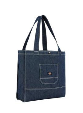 Carteira Dickies tote denim escuro para mulher e homem