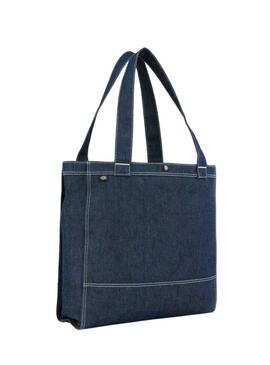 Carteira Dickies tote denim escuro para mulher e homem