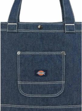 Carteira Dickies tote denim escuro para mulher e homem