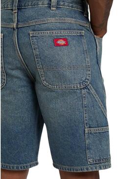 Bermudas Dickies de carpinteiro azul para homem.