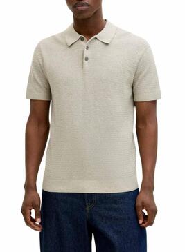 Camisa de malha Jack and Jones Bluriley verde para homem