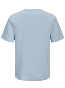 Camisa Jack and Jones Rain azul para crianças