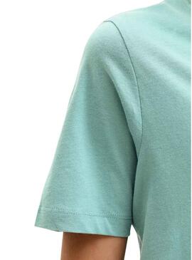 Camiseta Jack and Jones Rain verde para criança.