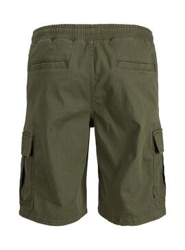 Bermudas Jack and Jones Cole cargo verde para homem