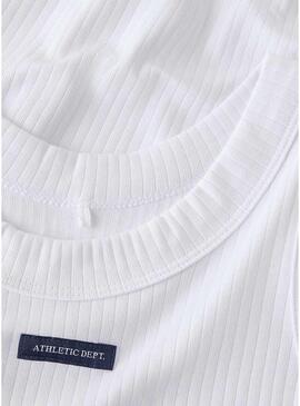 Top Nome It Flyra branco para menina