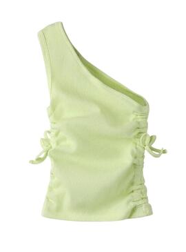 Top Name It Flommiz verde para menina