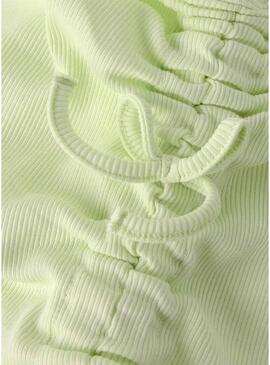 Top Name It Flommiz verde para menina