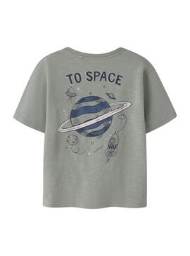 Camisola Name It Dib cinza para menino.