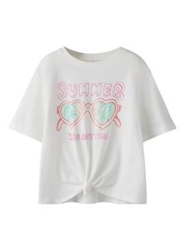 Camisola Name It Freya branca para menina