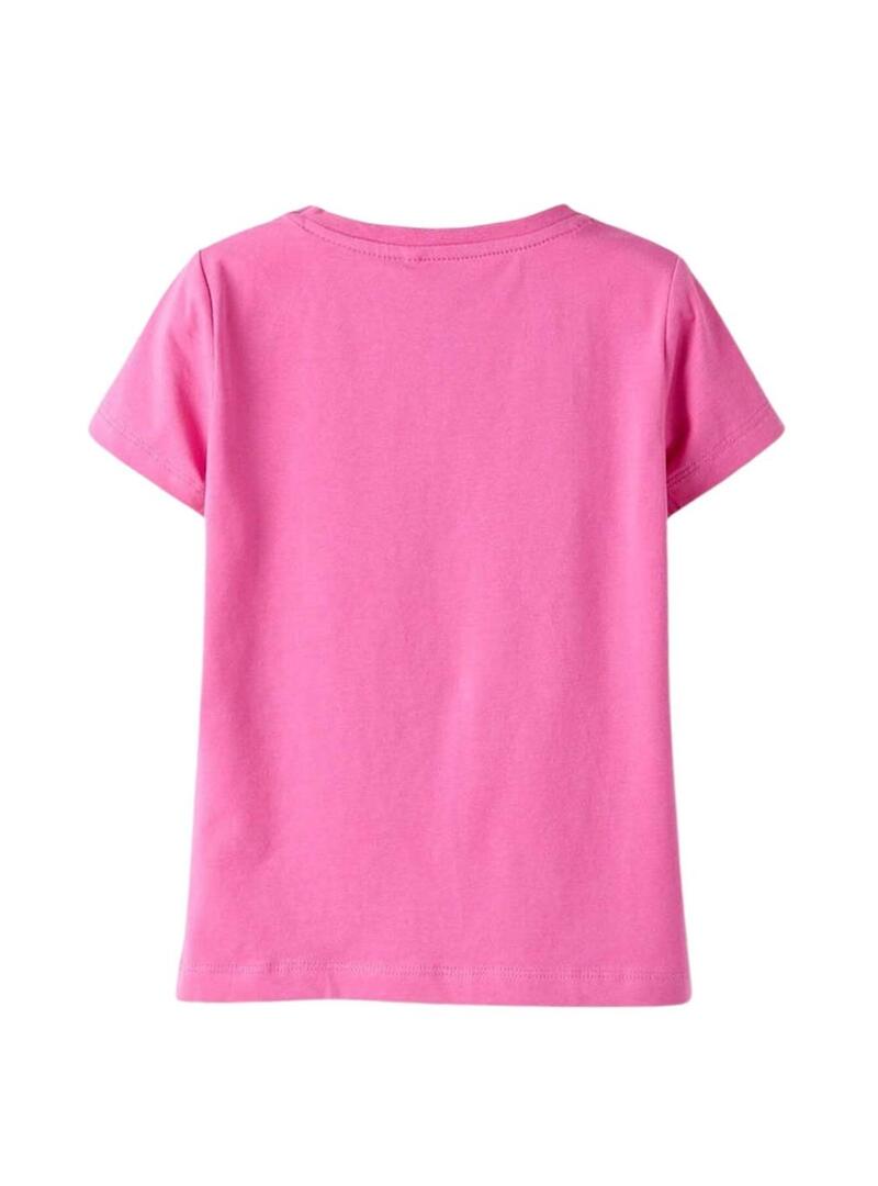 Camisola Name It Fentaz rosa para menina.