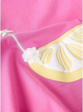 Camisola Name It Fentaz rosa para menina.