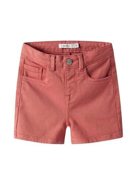 Bermuda da Name It Ryan coral para menino.