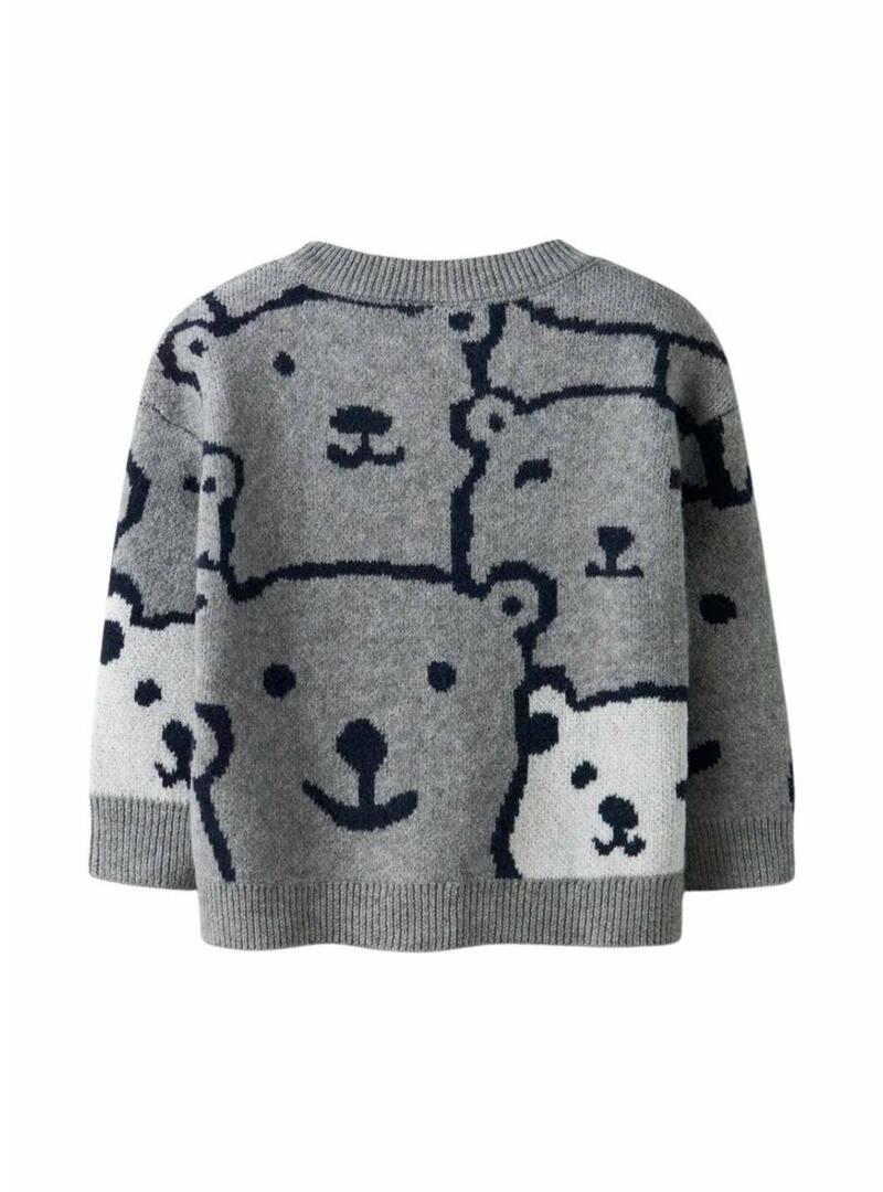 Camisola Name It Sauel cinza para menino