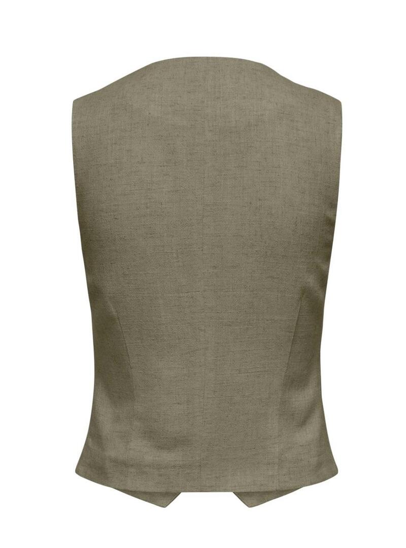 Colete verde Only Siesta para mulher.