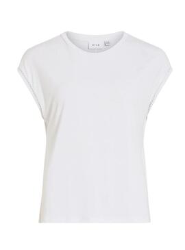 Camiseta Vila Modal branca para mulher