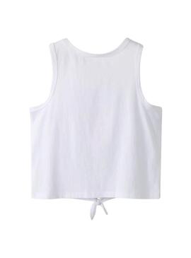Top Nome It Fadeaz branco para menina