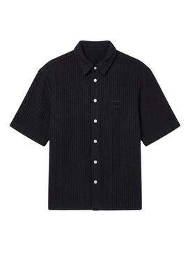 Camisa Project x Paris Gofre preto para homem.