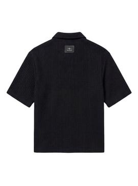 Camisa Project x Paris Gofre preto para homem.