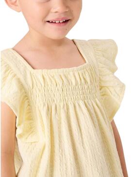 Top Name It Filura amarelo para menina