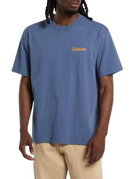 Camiseta Dickies Wellsville azul para homem