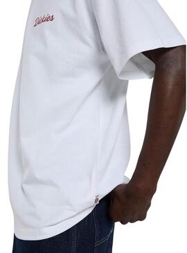 Camiseta Dickies Wellsville branca para homem