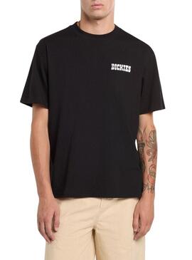 Camisa Dickies Plain City preta para homem.