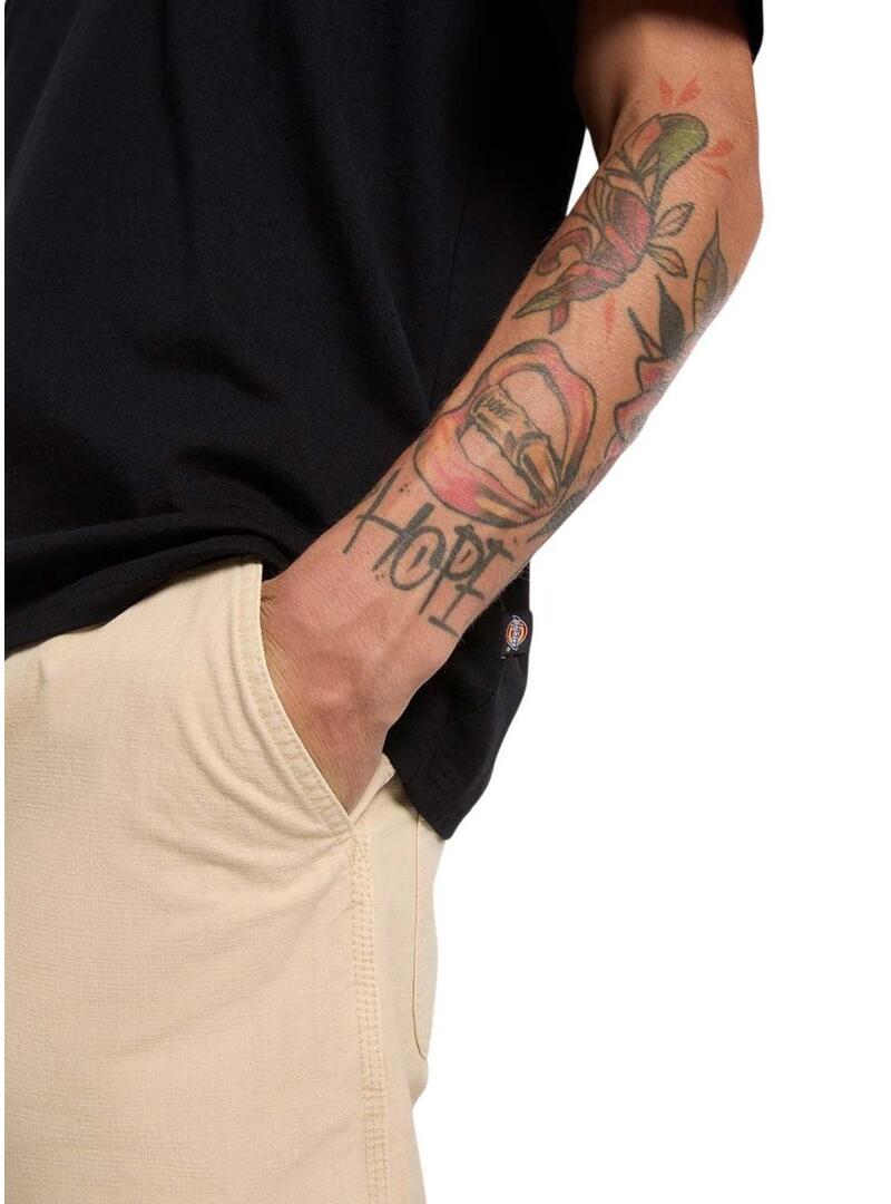 Camisa Dickies Plain City preta para homem.