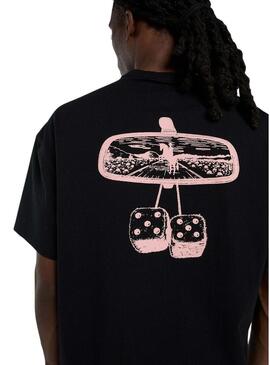 Camiseta Dickies Polk preta para homem.