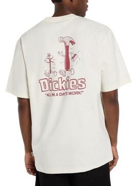 Camiseta Dickies Fairlawn bege para homem