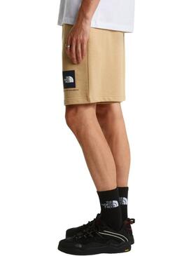 Bermudas The North Face Box bege para homem.