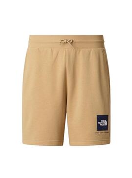 Bermudas The North Face Box bege para homem.