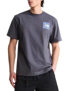Camiseta The North Face Mountain antracita para homem