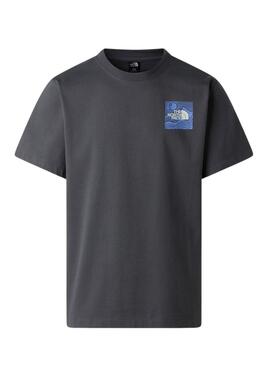 Camiseta The North Face Mountain antracita para homem