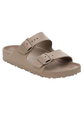 Chinelos Birkenstock Arizona EVA bege para mulheres