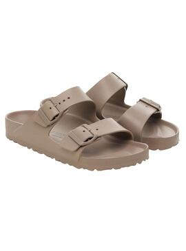 Chinelos Birkenstock Arizona EVA bege para mulheres