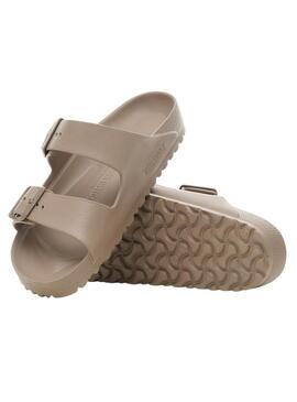 Chinelos Birkenstock Arizona EVA bege para mulheres