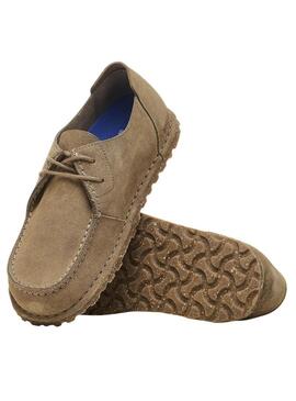 Chinelos Birkenstock Utti Lace bege para homem