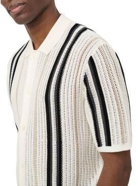 Camisa Polo Only and Sons Leon bege para homem.