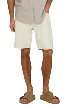 Bermudas Only and Sons Sedge bege para homens.