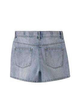 Saia-calça Name It Alma denim para menina.