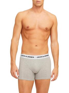 Pack Boxers Jack and Jones Joe básico para homem